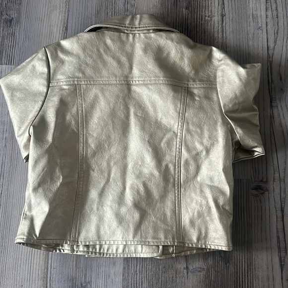 Gold Moto Jacket for Girls- American Girl - Picture 8 of 8